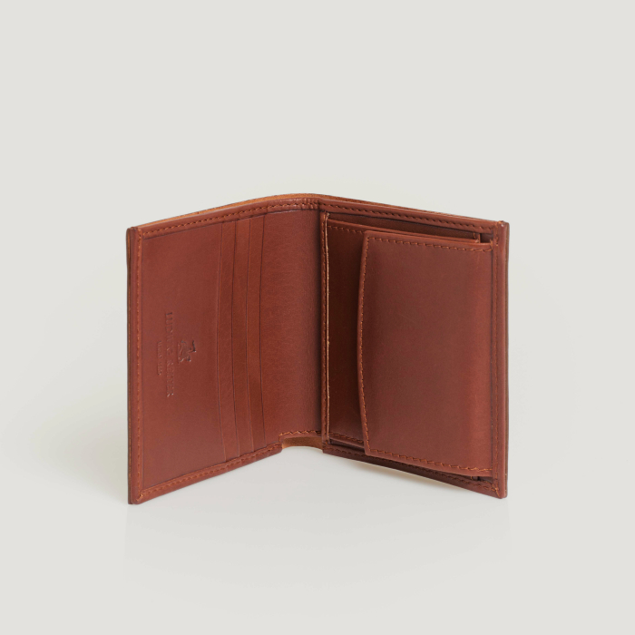 Cordovan Wallet with coin compartment - Ludwig Reiter Schuhmanufaktur